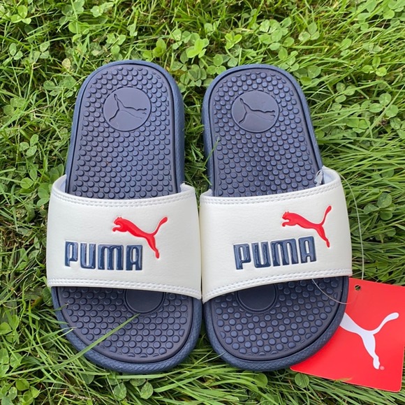 NWT Puma Cool Cat Toddler Kids Pool Slide Sandals (Sz 12) - Picture 1 of 4